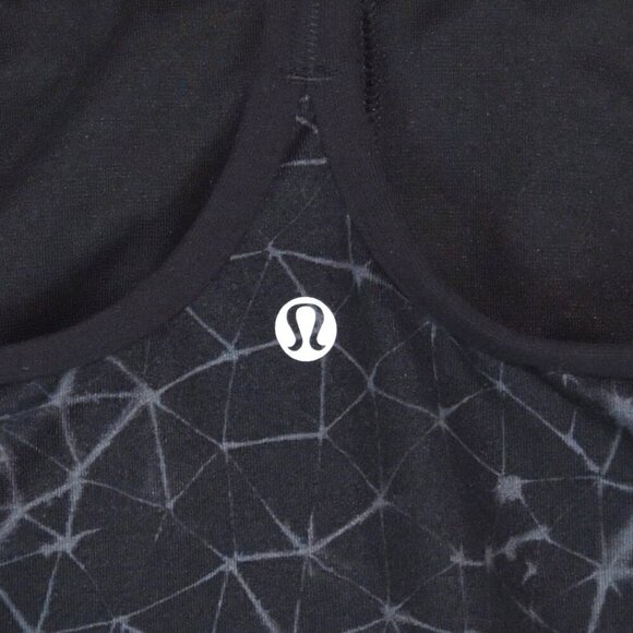 Lululemon Strappy Power Y Racerback Tank Fits 8 Geometric Print Y2K Yoga Gym - Picture 3 of 7